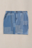 BLUE PATCH EFFECT SHORTS