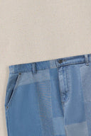 BLUE PATCH EFFECT SHORTS