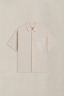 BEIGE ARTISAN WEAVE SHIRT