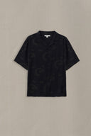 BLACK SHADOW TEXTURED SHIRT