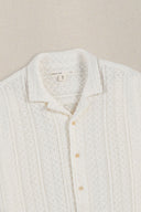 OFF WHITE TEXTURED RESORT SHIRT