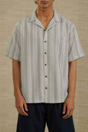 WHITE EVERYDAY STRIPED BUTTON DOWN
