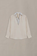 BEIGE HOLIDAY SHIRT