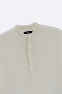 OFF WHITE TEXTURED JACQUARD SHIRT