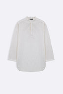 OFF WHITE TEXTURED GEOMETRIC SHIRT