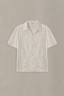 OFF WHITE LOTUS EMBROIDERED SAFARI