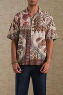 OFF WHITE PAISLEYS CUBAN SHIRT