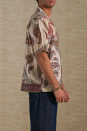 OFF WHITE PAISLEYS CUBAN SHIRT