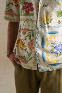 OFF WHITE BANANA ROAD CUBAN SHIRT