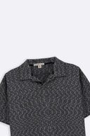 GREY LUXE KNIT POLO