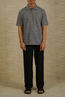 GREY LUXE KNIT POLO