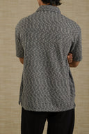 GREY LUXE KNIT POLO
