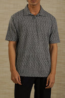 GREY LUXE KNIT POLO
