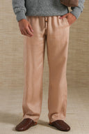 BEIGE CEDAR BROWN TROUSERS