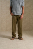 COFFEE CEDAR BROWN TROUSERS