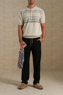 BLACK GREY COVE TROUSERS