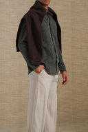 DARK GREY GREY ASHEN SHIRT