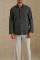 DARK GREY GREY ASHEN SHIRT