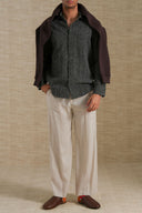DARK GREY GREY ASHEN SHIRT