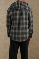 BLUE BLACK GRAPHITE HOODIE SHIRT