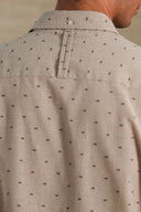 TAUPE WHEAT TEXTURE SHIRT