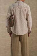TAUPE WHEAT TEXTURE SHIRT