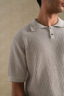 GREY TERRA POLO SHIRT