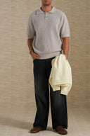 GREY TERRA POLO SHIRT