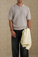 GREY TERRA POLO SHIRT