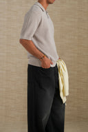 GREY TERRA POLO SHIRT