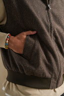 BROWN NOMAD BOMBER JACKET