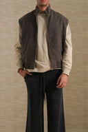 BROWN NOMAD BOMBER JACKET