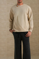 BEIGE BEIGE TAWNY SWEATSHIRT