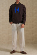 BROWN BROWN FRIEND SWEATSHIRT