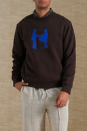 BROWN BROWN FRIEND SWEATSHIRT
