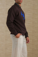 BROWN BROWN FRIEND SWEATSHIRT
