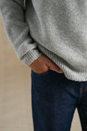GREY BLUE MEADOW SWEATER