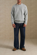 GREY BLUE MEADOW SWEATER