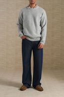 GREY BLUE MEADOW SWEATER