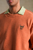 BURNT ORANGE AUBURN SWEATER