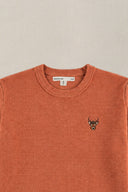 BURNT ORANGE AUBURN SWEATER