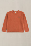 BURNT ORANGE AUBURN SWEATER