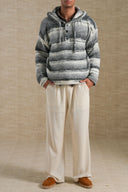 GREY ELIPSE HOODIE SWEATER