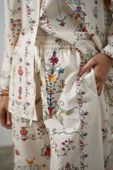 BEIGE ANDALUSIA COTTON PANTS