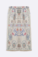 CREAM SUGARLOOP EMBROIDERED PANTS