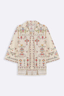 BEIGE ANDALUSIA COTTON SHIRT