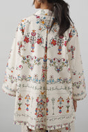 BEIGE ANDALUSIA COTTON SHIRT
