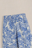 LIGHT BLUE WOOD & BLOOMS PANTS