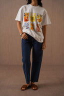 MID BLUE VINTAGE BALLOON JEANS