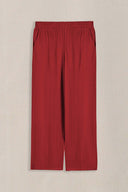 RED WILDFLOWER WIDE LEG PANTS